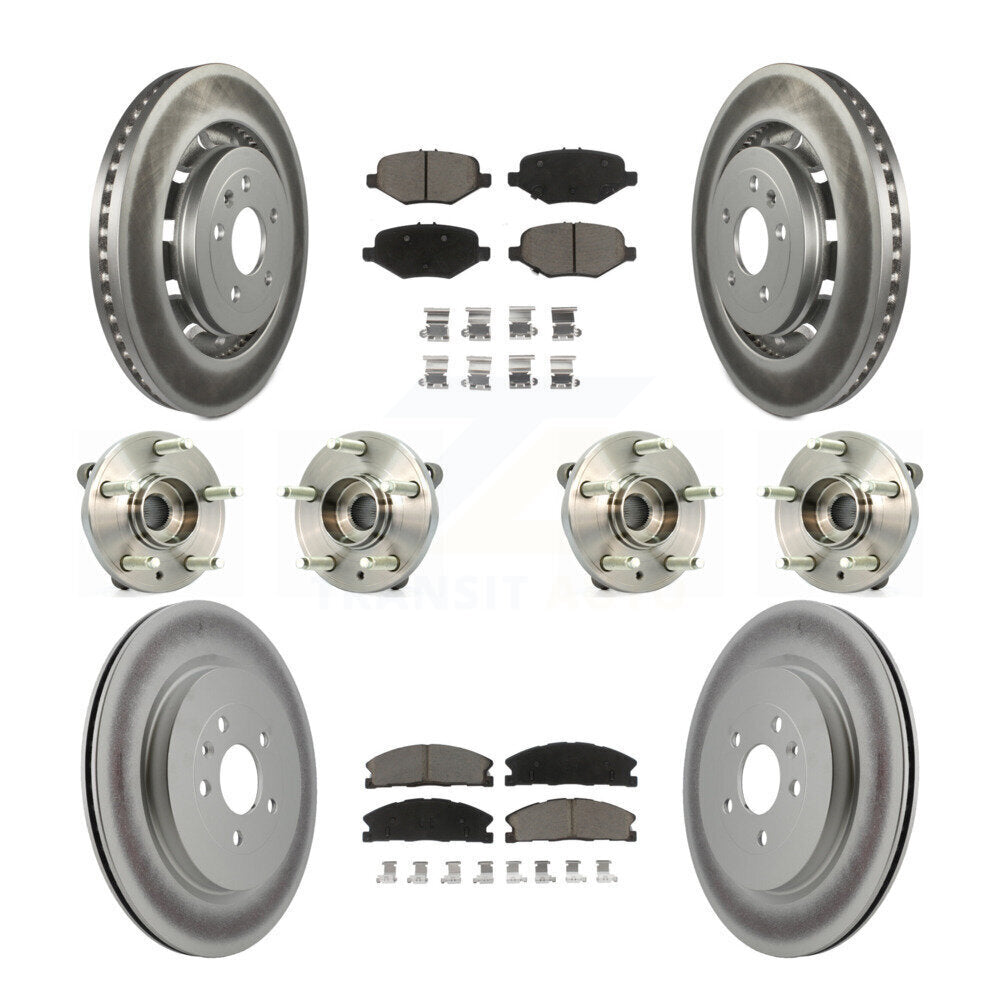 Transit Auto KBB-120837 Wheel Bearing and Hub Assembly for 2012-2019 Ford Taurus, Ford Flex, Lincoln MKS - Front and Rear product image