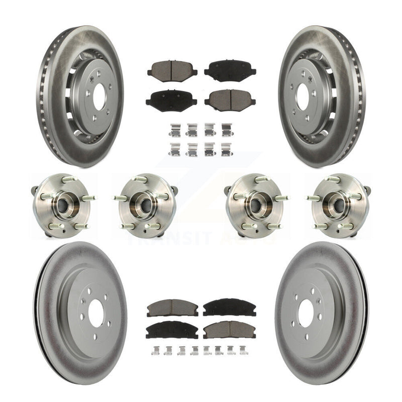 Transit Auto KBB-120837 Wheel Bearing and Hub Assembly for 2012-2019 Ford Taurus, Ford Flex, Lincoln MKS - Front and Rear product image