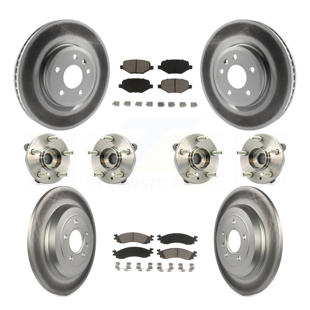 Transit Auto KBB-120838 Wheel Bearing and Hub Assembly for 2010-2012 Ford Taurus - Front and Rear product image