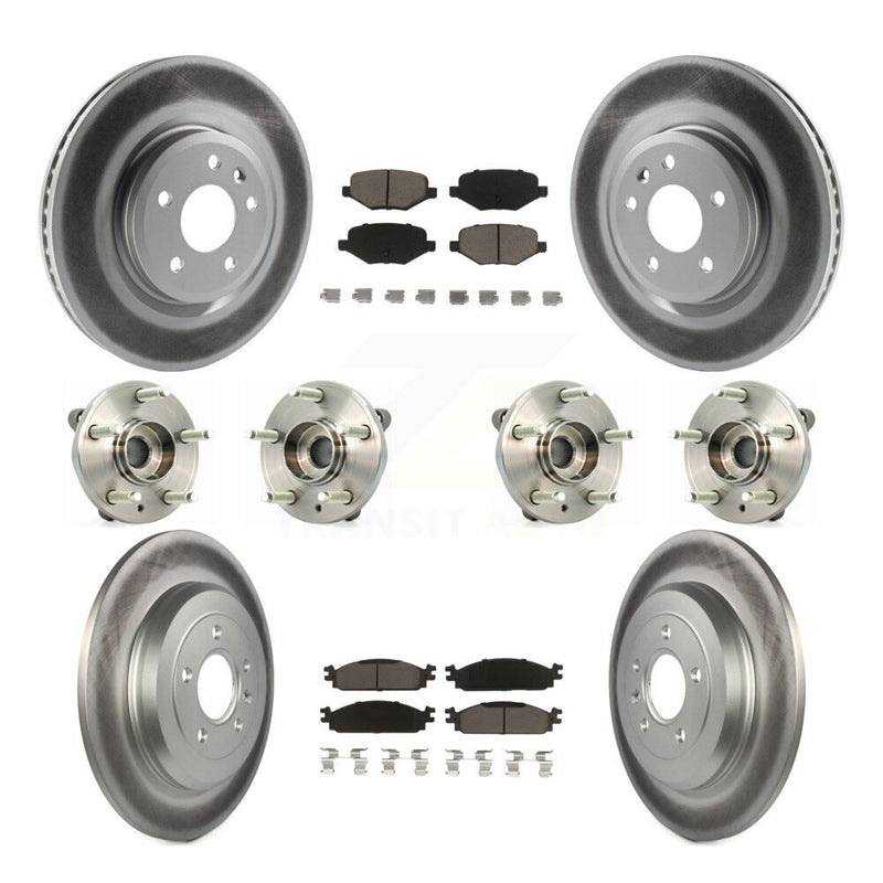 Transit Auto KBB-120839 Wheel Bearing and Hub Assembly for 2009-2010 Lincoln MKS - Front and Rear product image