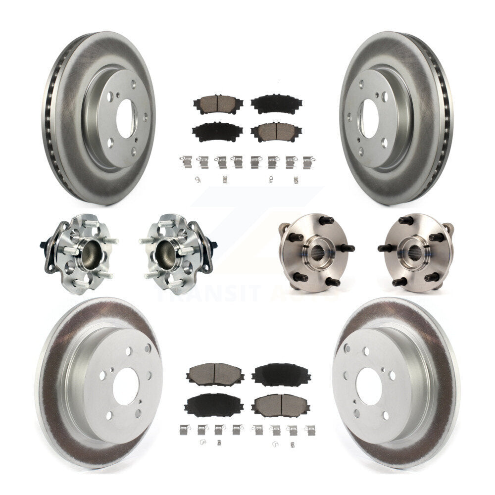 Transit Auto KBB-120851 Wheel Bearing and Hub Assembly for 2012-2018 Toyota Prius V - Front and Rear product image