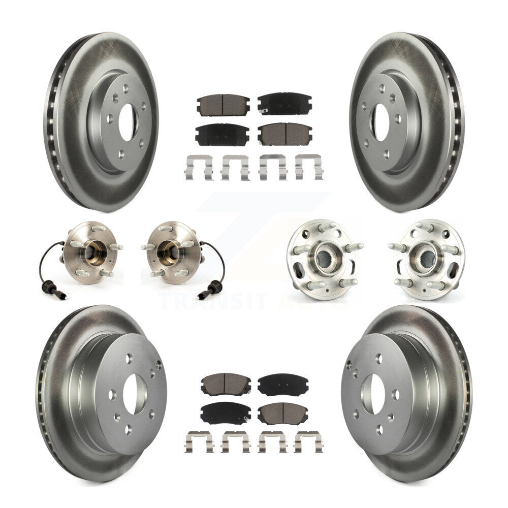 Transit Auto KBB-120852 Wheel Bearing and Hub Assembly for 2010-2017 GMC Terrain, Chevrolet Equinox - Front and Rear product image