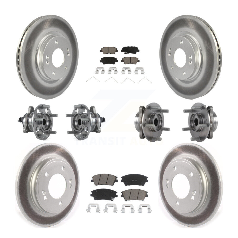 Transit Auto KBB-120861 Wheel Bearing and Hub Assembly for 2017-2020 Hyundai Elantra - Front and Rear product image