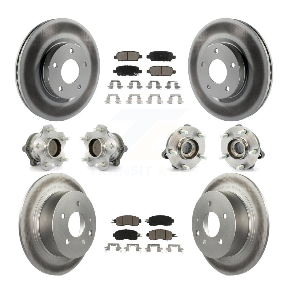 Transit Auto KBB-120886 Wheel Bearing and Hub Assembly for 2013-2018 Nissan Altima - Front and Rear product image