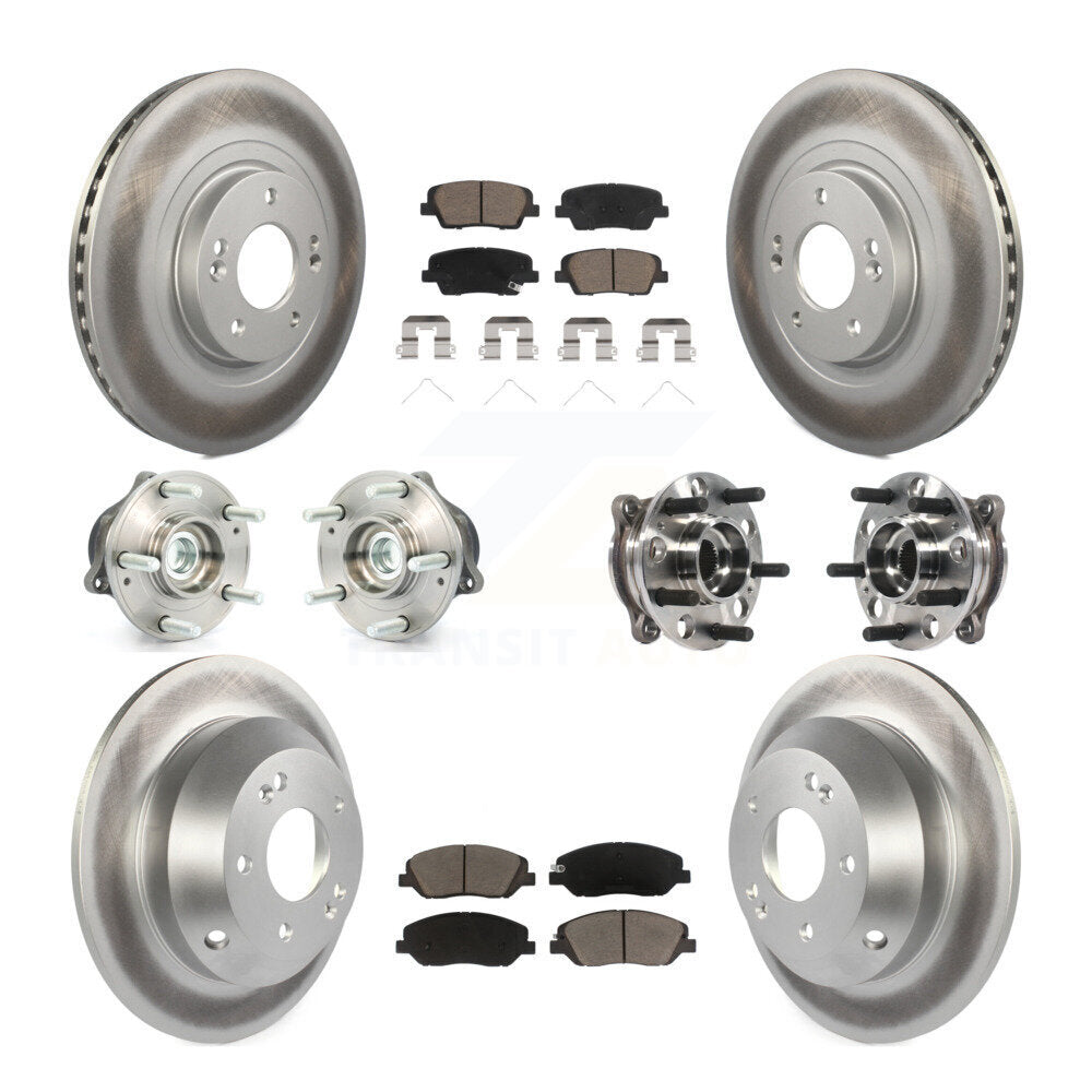 Transit Auto KBB-120977 Wheel Bearing and Hub Assembly for 2017-2019 Hyundai Santa Fe, Hyundai Santa Fe XL - Front and Rear product image