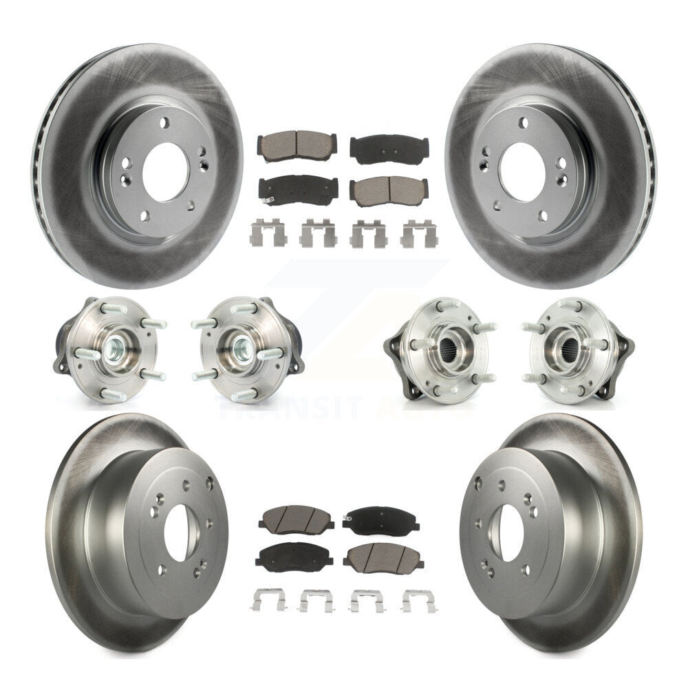 Transit Auto KBB-120991 Wheel Bearing and Hub Assembly for 2007-2009 Hyundai Santa Fe - Front and Rear product image