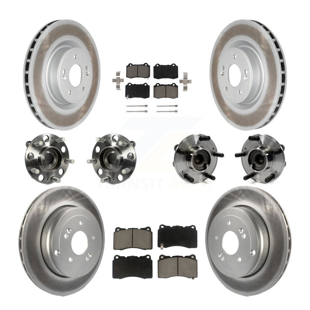 Transit Auto KBB-120993 Wheel Bearing and Hub Assembly for 2010-2016 Hyundai Genesis Coupe - Front and Rear product image