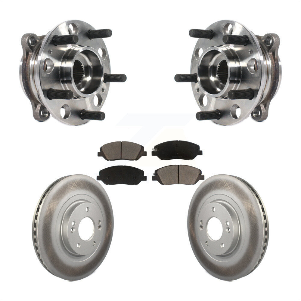 Transit Auto KBB-121076 Wheel Bearing and Hub Assembly for 2017-2019 Hyundai Santa Fe, Hyundai Santa Fe XL - Front product image