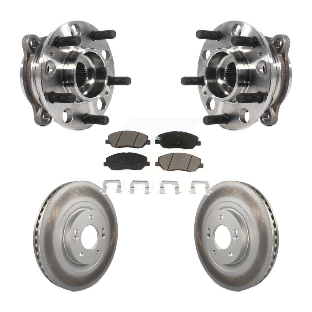 Transit Auto KBB-121077 Wheel Bearing and Hub Assembly for 2015-2016 Hyundai Santa Fe XL, Hyundai Santa Fe - Front product image