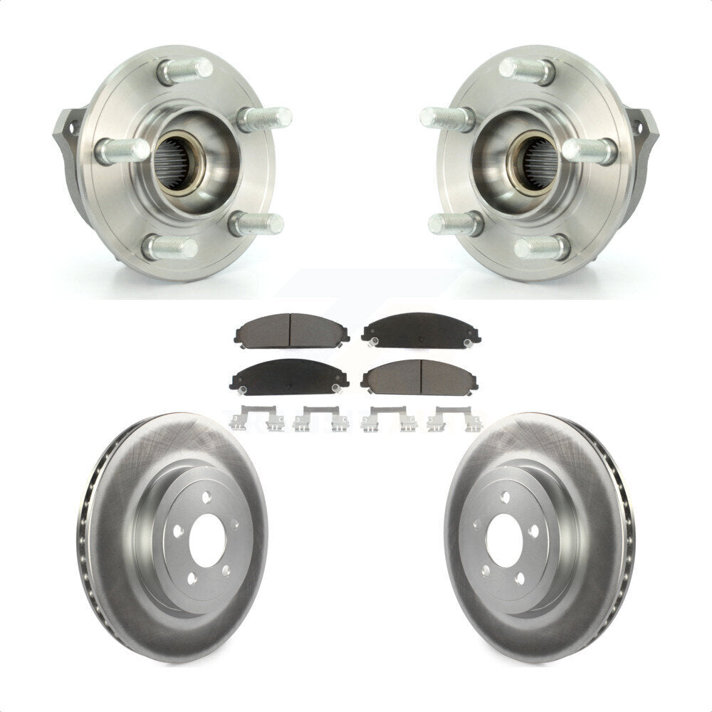 Transit Auto KBB-121153 Wheel Bearing and Hub Assembly for 2005-2023 Dodge Charger, Chrysler 300, Dodge Challenger & more - Front product image