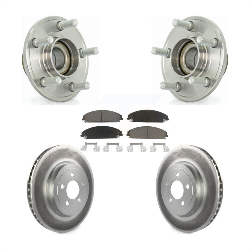 Transit Auto KBB-121157 Wheel Bearing and Hub Assembly for 2005-2014 Chrysler 300, Dodge Challenger, Dodge Charger & more - Front product image