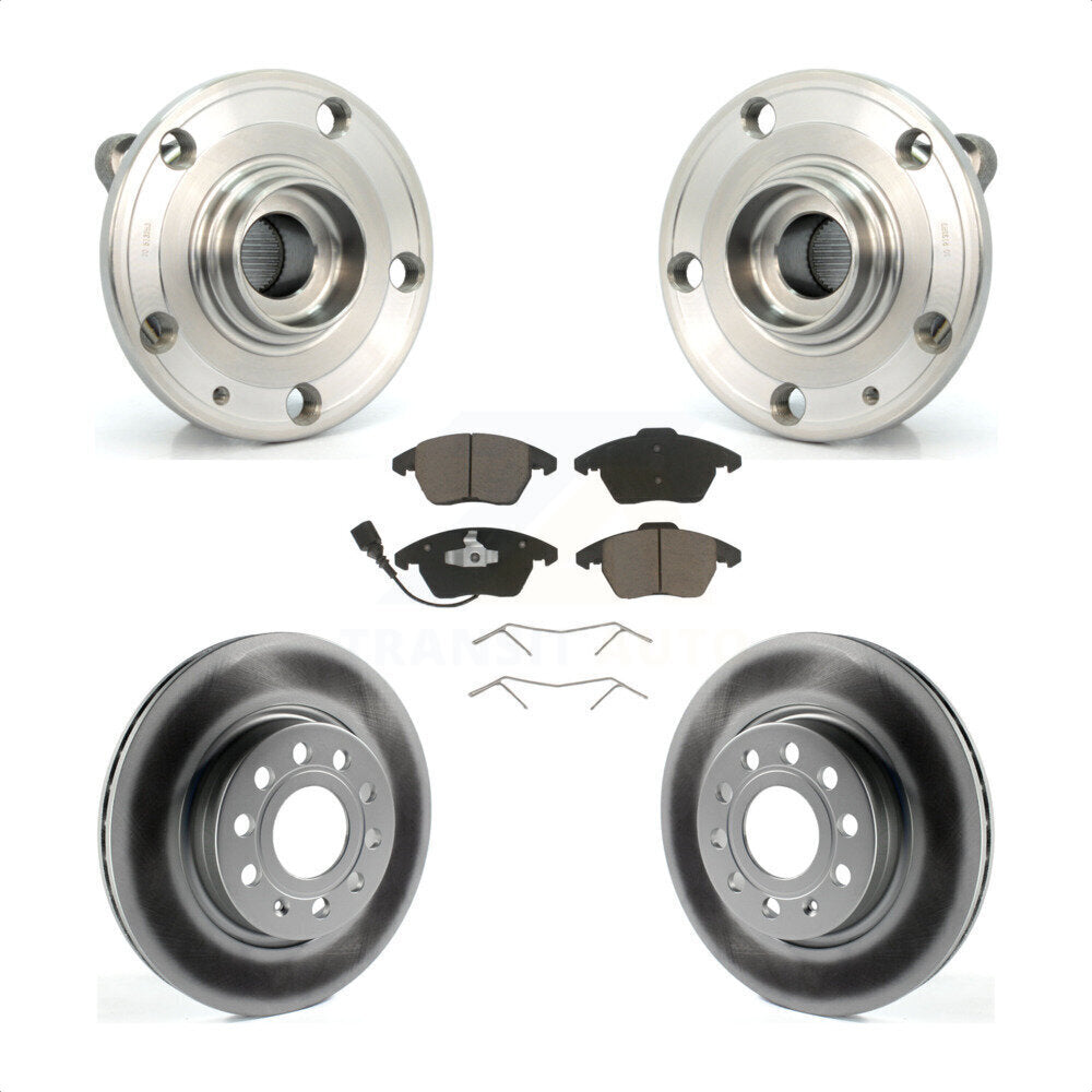 Transit Auto KBB-121186 Wheel Bearing and Hub Assembly for 2011-2013 Volkswagen GTI, Audi A3 Quattro - Front product image