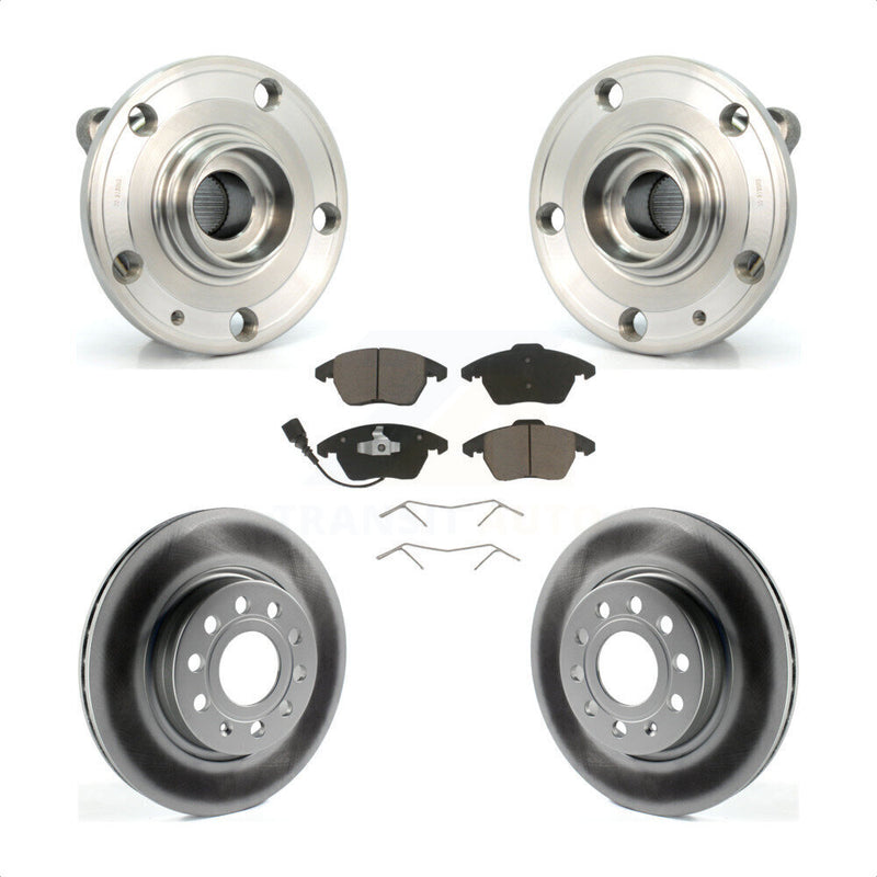 Transit Auto KBB-121186 Wheel Bearing and Hub Assembly for 2011-2013 Volkswagen GTI, Audi A3 Quattro - Front product image