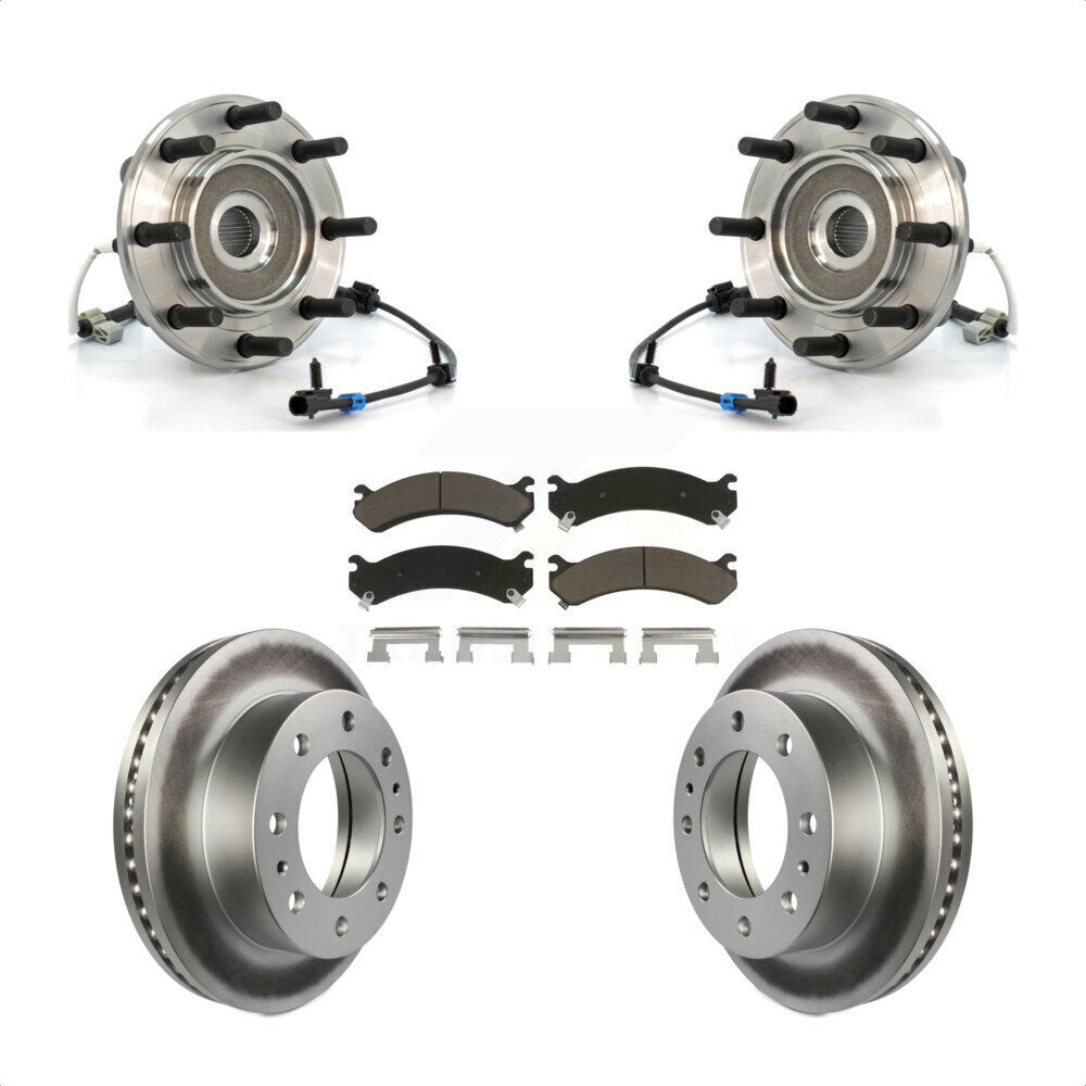 Transit Auto KBB-121235 Wheel Bearing and Hub Assembly for 2001-2007 GMC Sierra 3500 Classic, Chevrolet Silverado 3500, GMC Sierra 3500 - Front product image
