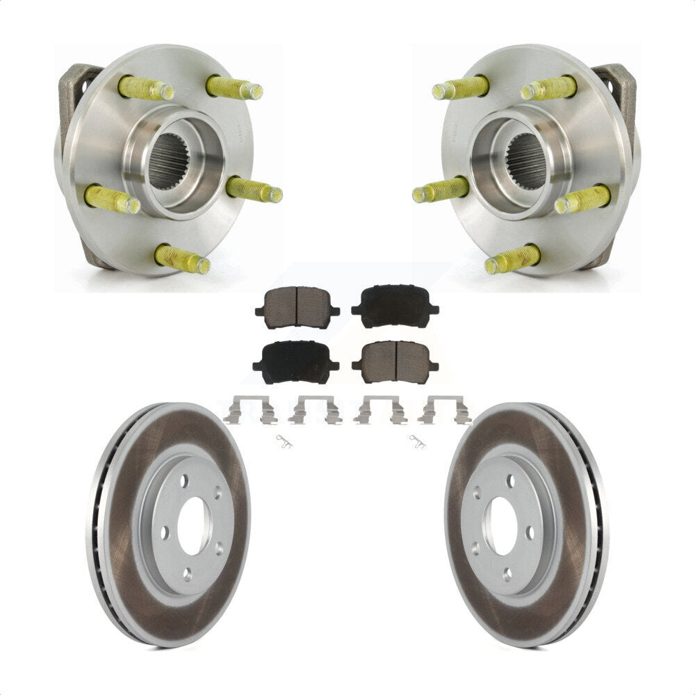 Transit Auto KBB-121296 Wheel Bearing and Hub Assembly for 2006-2007 Chevrolet Malibu, Pontiac G6 - Front product image