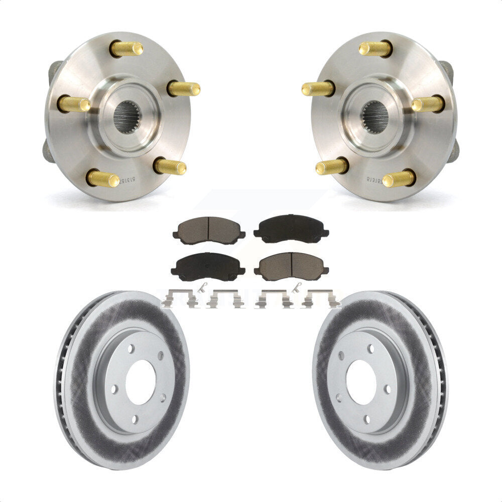 Transit Auto KBB-121348 Wheel Bearing and Hub Assembly for 2001-2009 Mitsubishi Galant, Mitsubishi Eclipse, Chrysler Sebring & more - Front product image