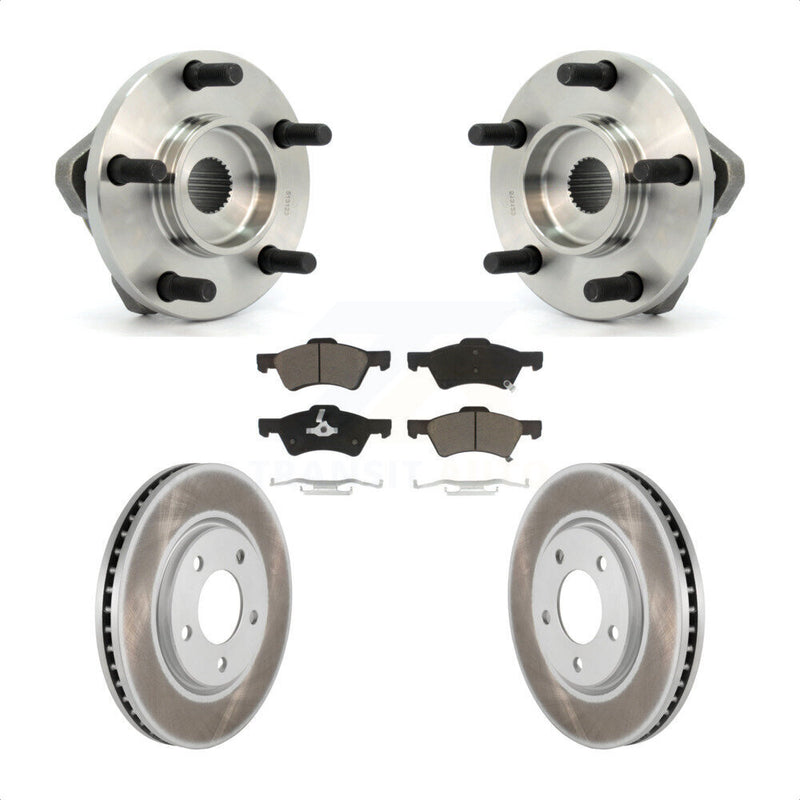 Transit Auto KBB-121420 Wheel Bearing and Hub Assembly for 2001-2007 Dodge Grand Caravan, Chrysler Town & Country, Dodge Caravan - Front product image