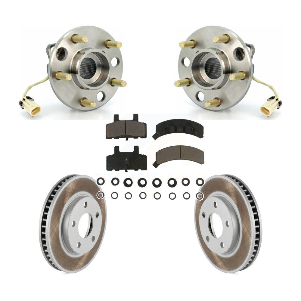 Transit Auto KBB-121446 Wheel Bearing and Hub Assembly for 1992-1993 Cadillac 60 Special, Cadillac Commercial Chassis, Cadillac DeVille & more - Front product image