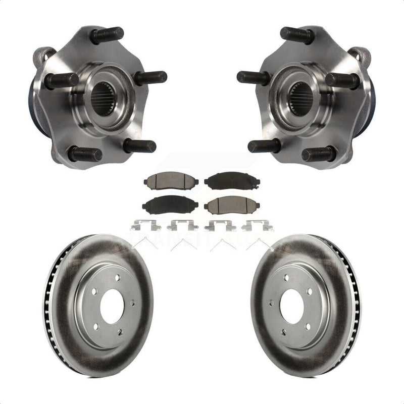 Transit Auto KBB-121460 Wheel Bearing and Hub Assembly for 2013-2021 Nissan NV200, Chevrolet City Express, Nissan LEAF - Front product image