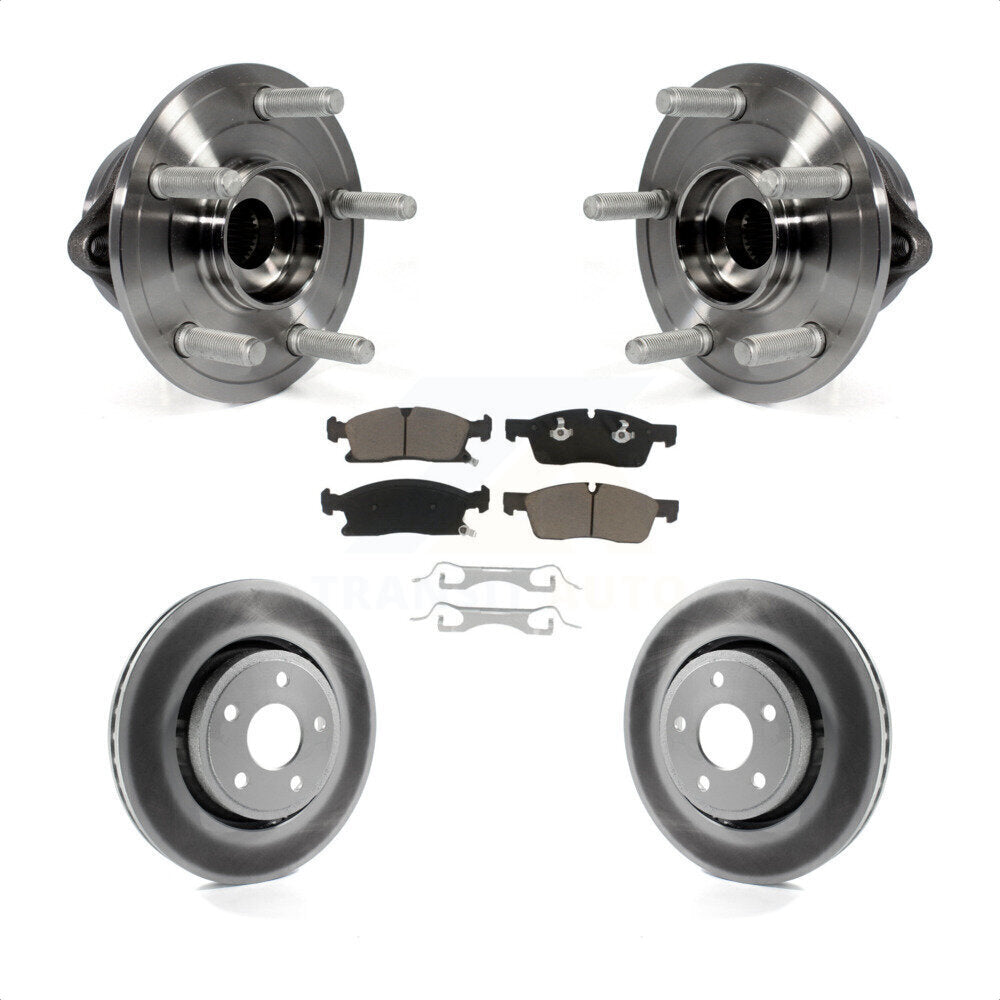 Transit Auto KBB-121513 Wheel Bearing and Hub Assembly for 2011-2024 Jeep Grand Cherokee WK, Dodge Durango, Jeep Grand Cherokee - Front product image