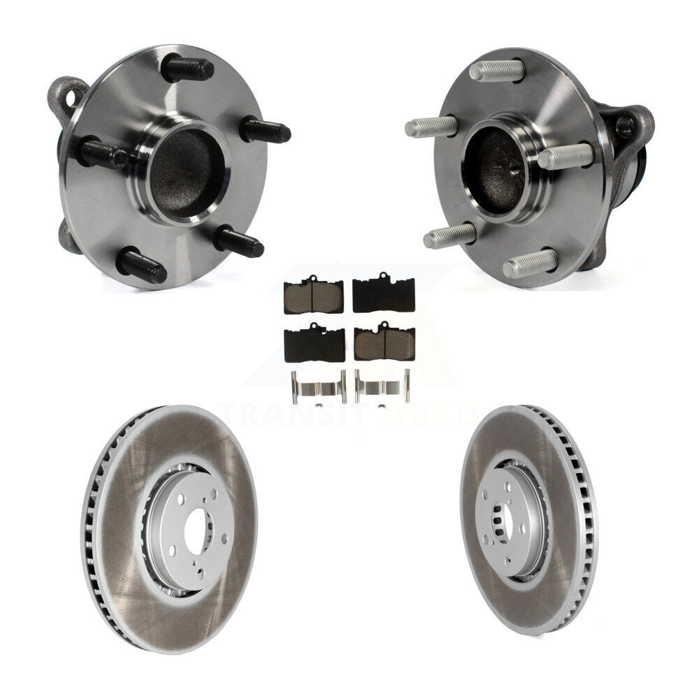 Transit Auto KBB-121548 Wheel Bearing and Hub Assembly for 2006-2013 Lexus IS350, Lexus GS350, Lexus GS450h & more - Front product image