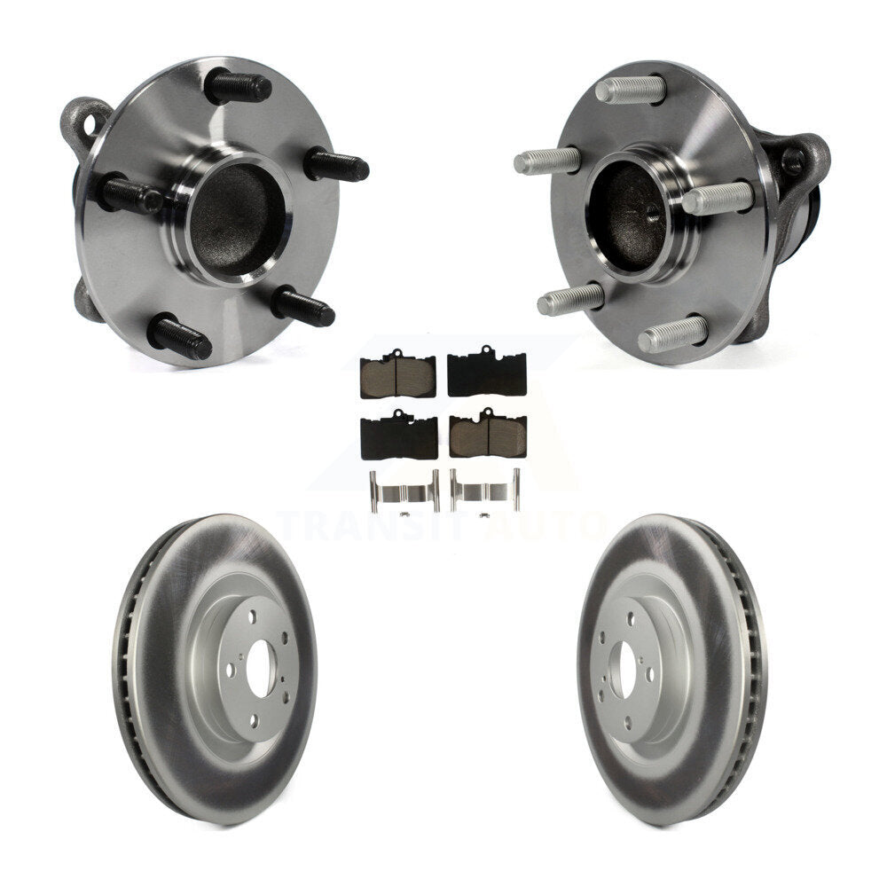 Transit Auto KBB-121550 Wheel Bearing and Hub Assembly for 2009-2015 Lexus IS350, Lexus GS350, Lexus GS450h & more - Front product image