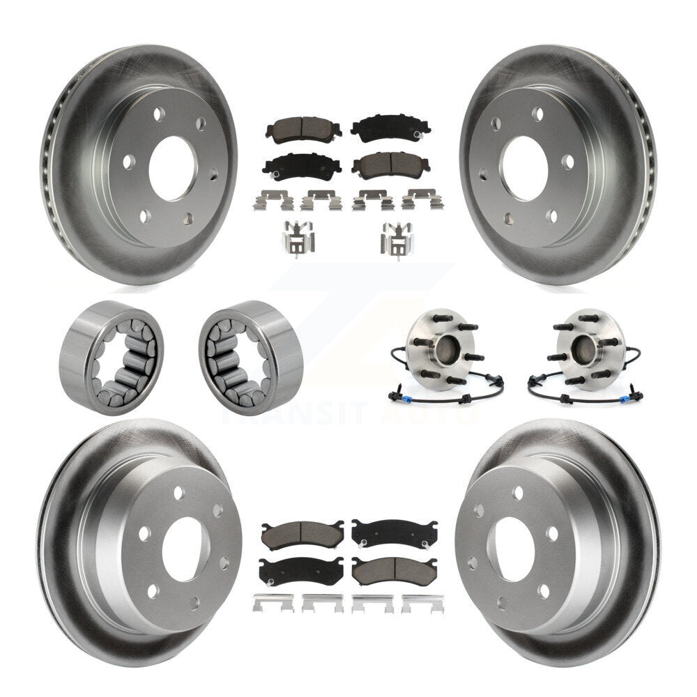 Transit Auto KBB-121593 Wheel Bearing and Hub Assembly for 1999-2000 Chevrolet Silverado 1500, GMC Sierra 1500 - Front and Rear product image