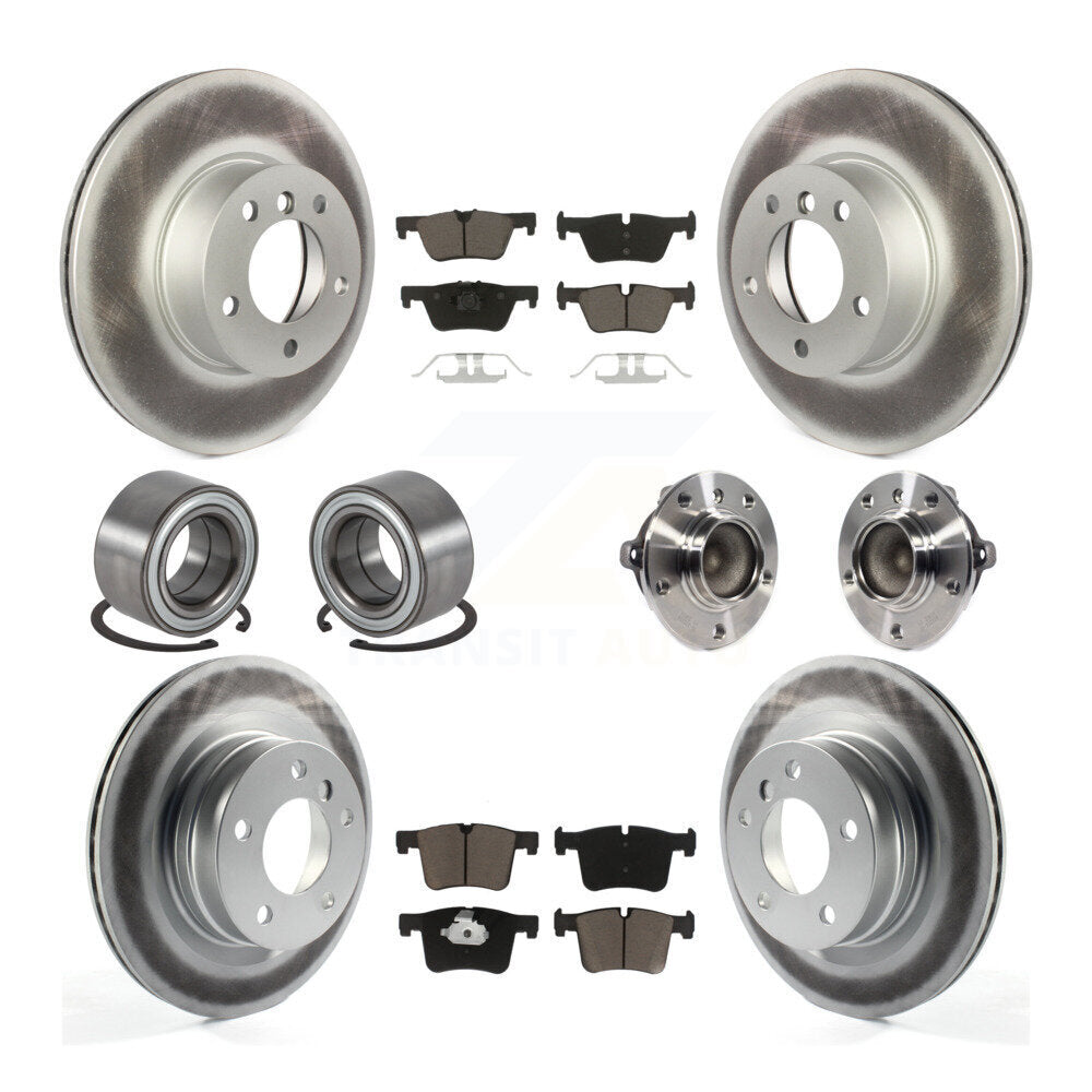 Transit Auto KBB-121722 Wheel Bearing and Hub Assembly for 2013-2018 BMW 328d, BMW 320i - Front and Rear product image