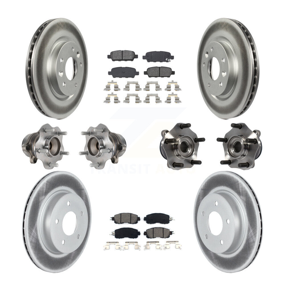 Transit Auto KBB-121828 Wheel Bearing and Hub Assembly for 2017 Nissan LEAF - Front and Rear product image