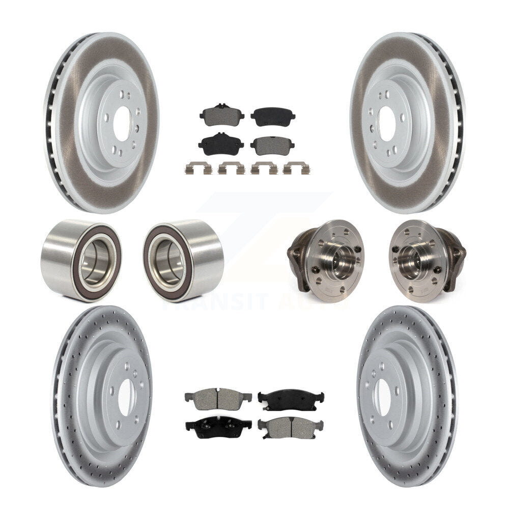 Transit Auto KBB-121846 Wheel Bearing and Hub Assembly for 2016-2019 Mercedes-Benz GLE400 - Front and Rear product image