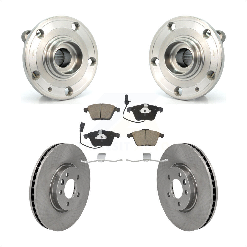 Transit Auto KBB-121930 Wheel Bearing and Hub Assembly for 2009-2012 Volkswagen CC - Front product image