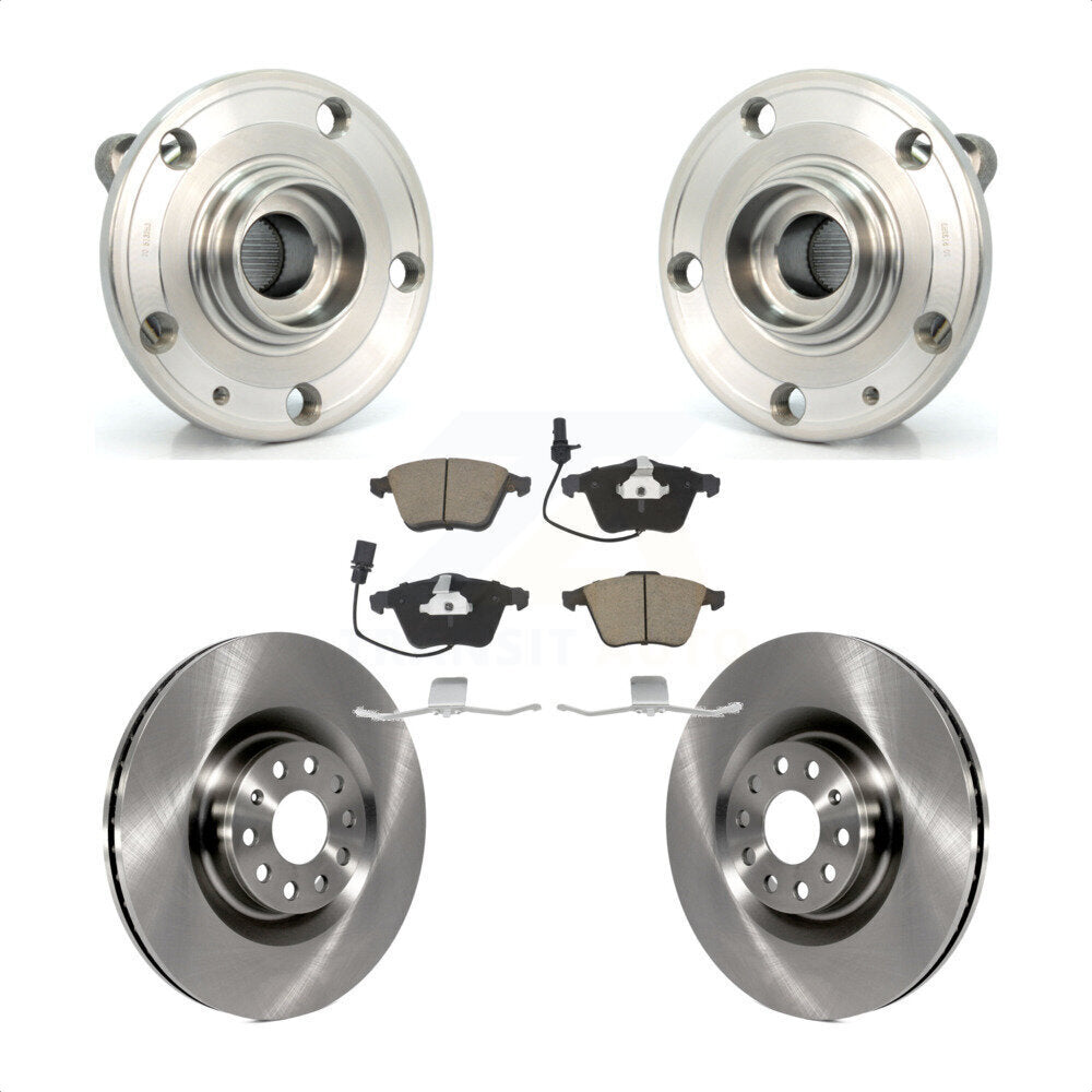 Transit Auto KBB-121931 Wheel Bearing and Hub Assembly for 2006-2013 Volkswagen CC, Volkswagen Golf R, Volkswagen Passat CC & more - Front product image