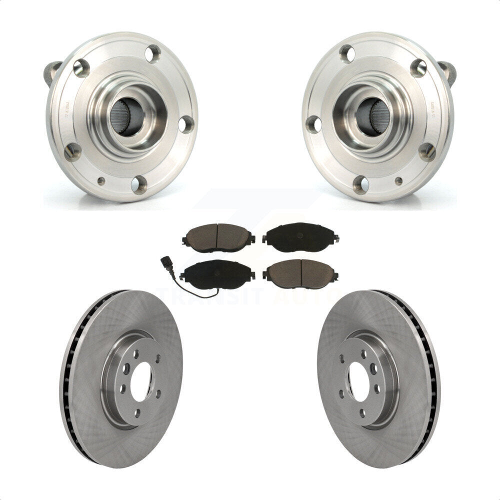 Transit Auto KBB-121933 Wheel Bearing and Hub Assembly for 2013-2016 Volkswagen CC - Front product image