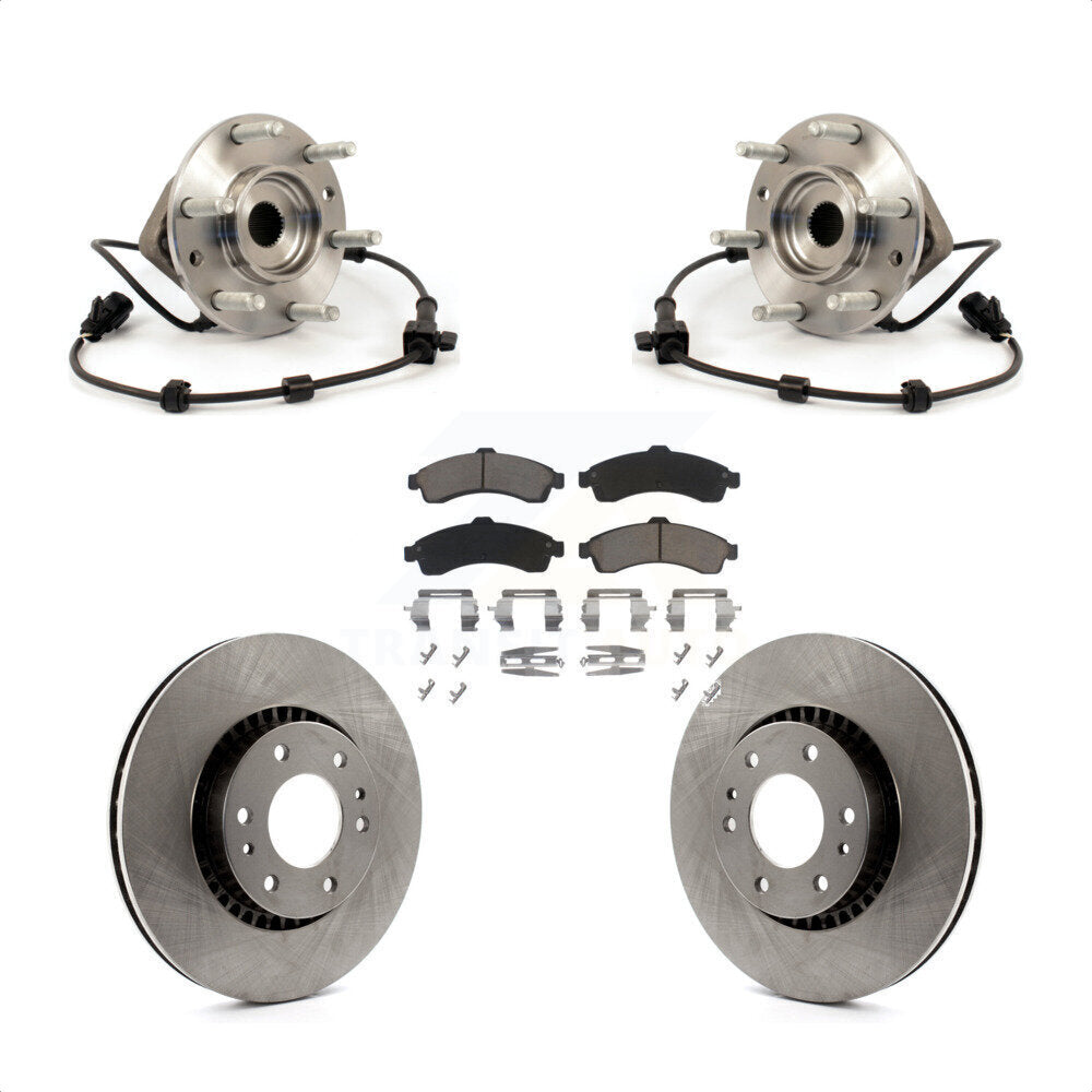 Transit Auto KBB-121975 Wheel Bearing and Hub Assembly for 2002-2006 Isuzu Ascender, GMC Envoy, Saab 9-7x & more - Front product image