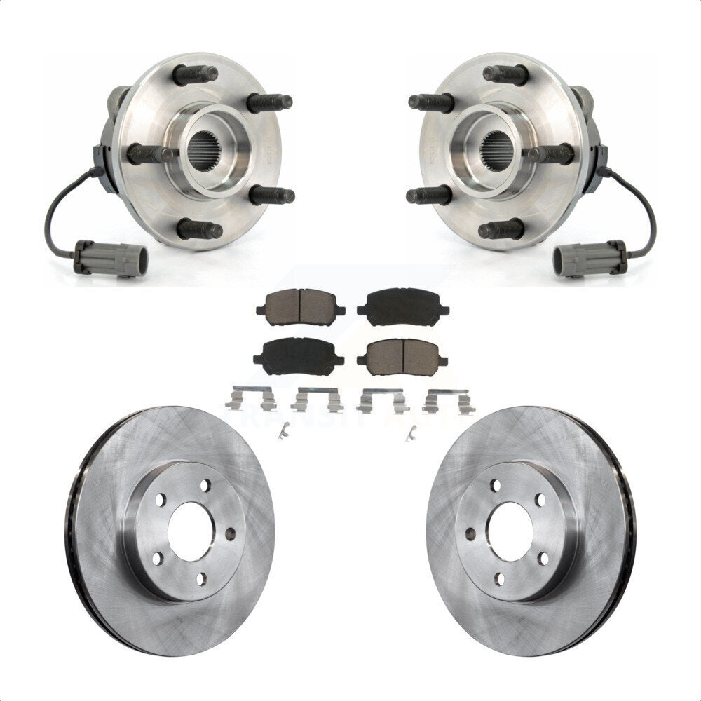 Transit Auto KBB-121989 Wheel Bearing and Hub Assembly for 2007-2010 Chevrolet Cobalt, Pontiac G5 - Front product image