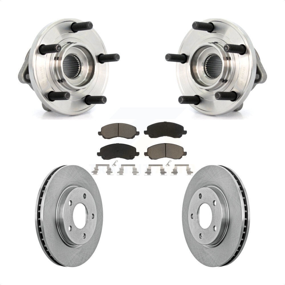 Transit Auto KBB-122012 Wheel Bearing and Hub Assembly for 2009 Dodge Caliber - Front product image