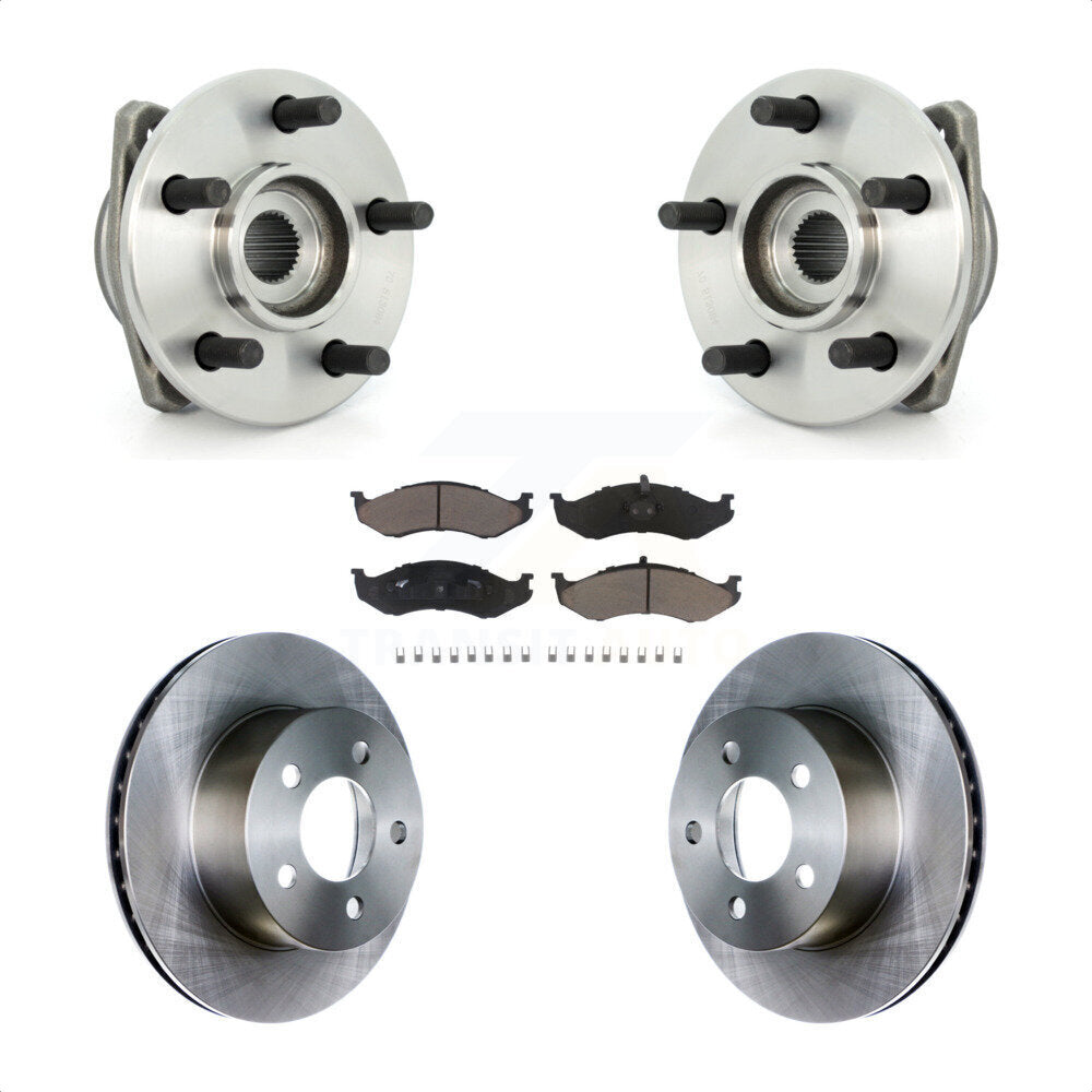 Transit Auto KBB-122028 Wheel Bearing and Hub Assembly for 1990-1999 Jeep TJ, Jeep Cherokee, Jeep Wrangler & more - Front product image