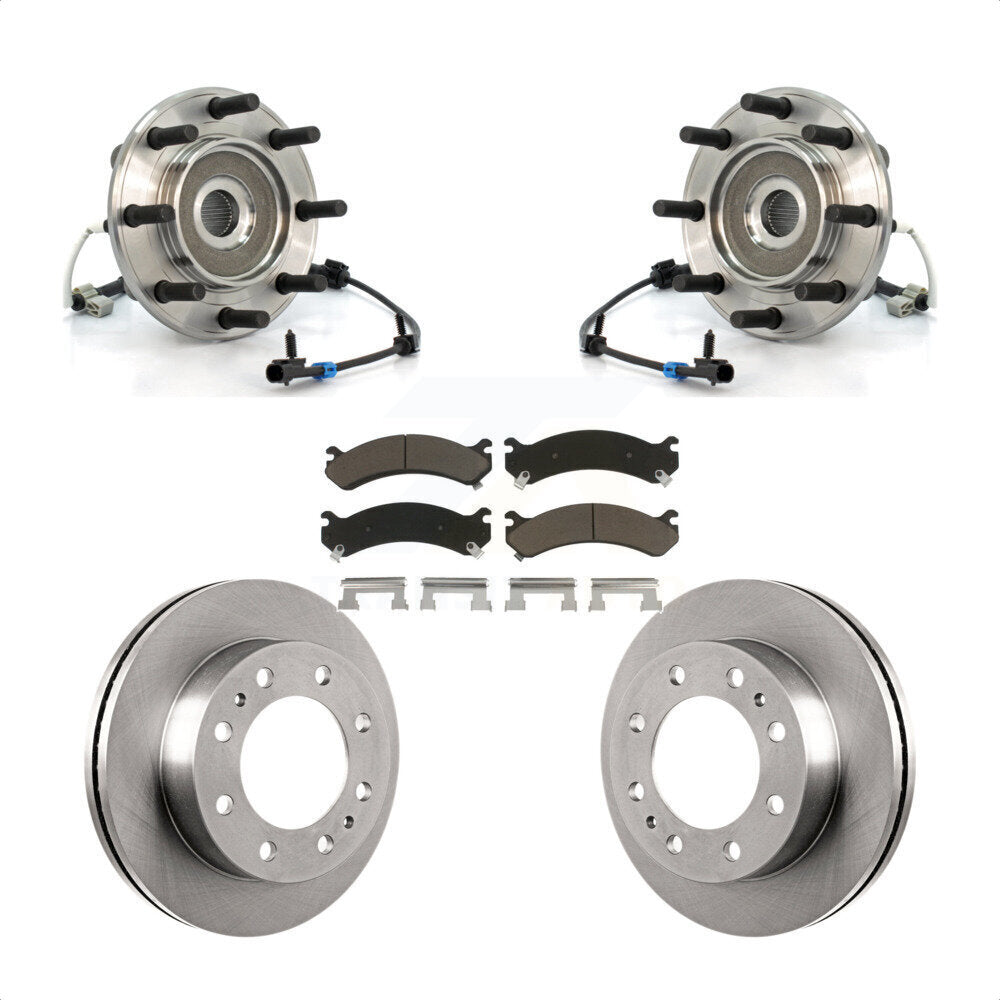Transit Auto KBB-122036 Wheel Bearing and Hub Assembly for 2001-2007 GMC Sierra 3500 Classic, Chevrolet Silverado 3500, GMC Sierra 3500 - Front product image