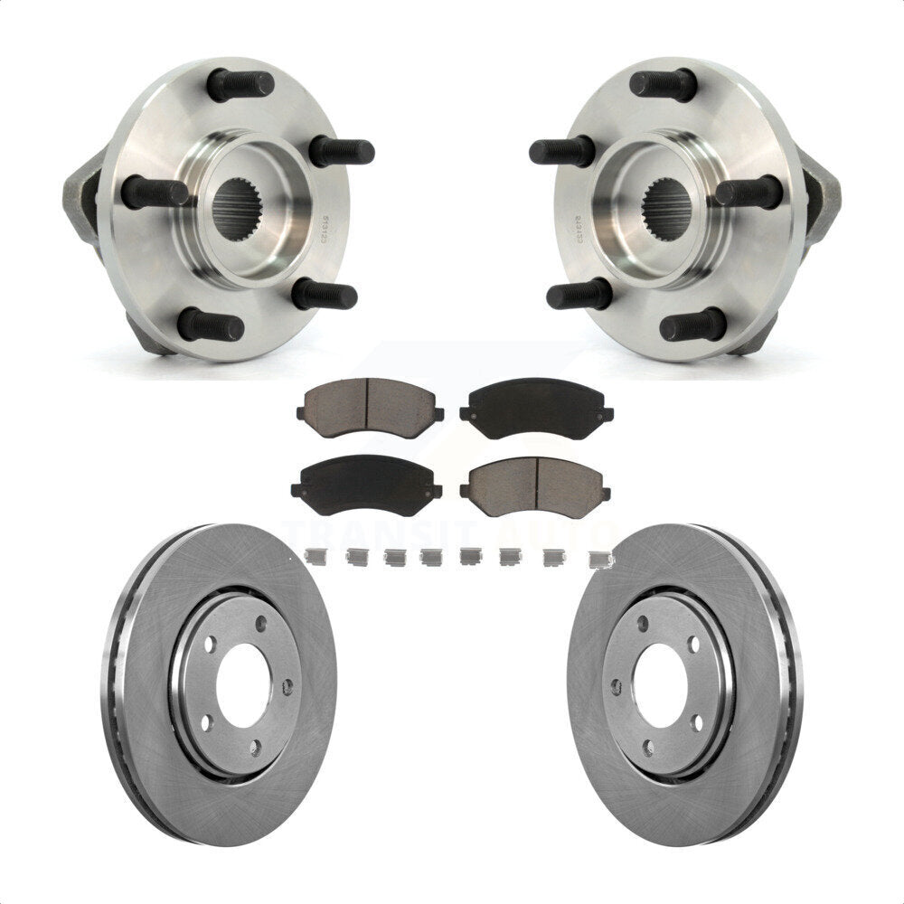 Transit Auto KBB-122047 Wheel Bearing and Hub Assembly for 2001-2007 Dodge Caravan, Chrysler Town & Country, Chrysler Voyager & more - Front product image