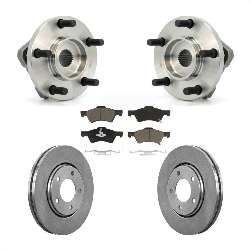 Transit Auto KBB-122048 Wheel Bearing and Hub Assembly for 2002-2004 Dodge Caravan, Chrysler Voyager - Front product image