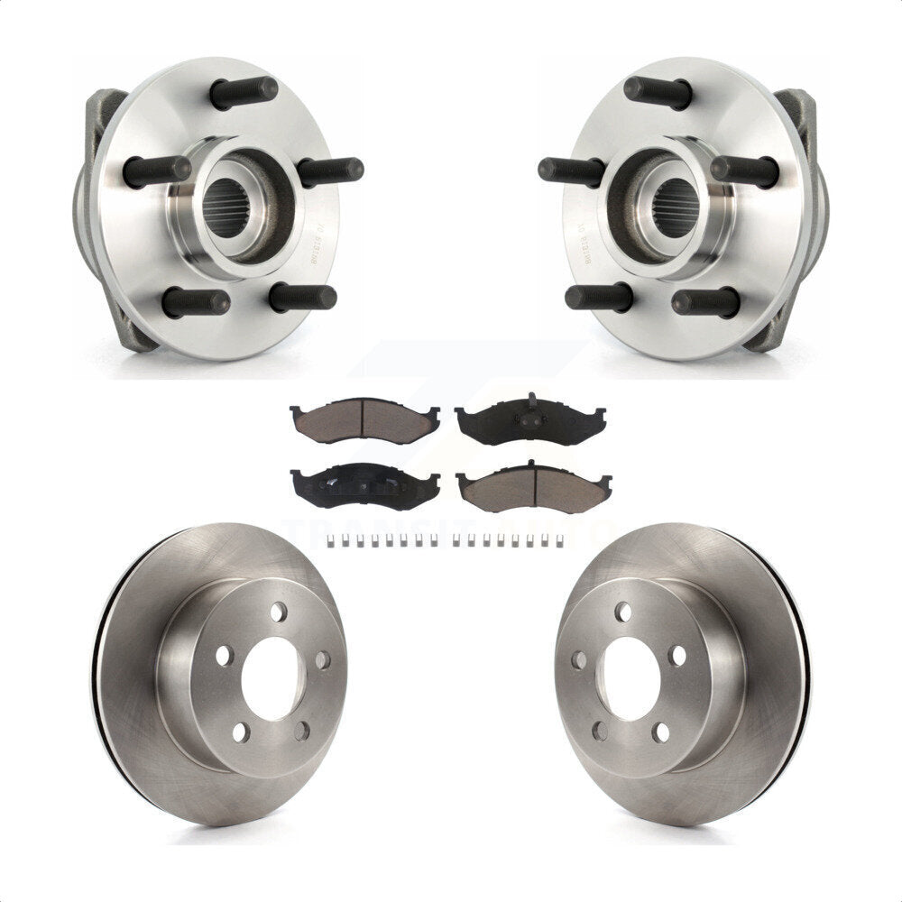 Transit Auto KBB-122073 Wheel Bearing and Hub Assembly for 2000-2006 Jeep Cherokee, Jeep TJ, Jeep Wrangler - Front product image