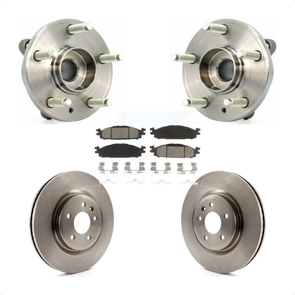Transit Auto KBB-122077 Wheel Bearing and Hub Assembly for 2009-2019 Ford Flex, Lincoln MKS, Ford Taurus & more - Front product image