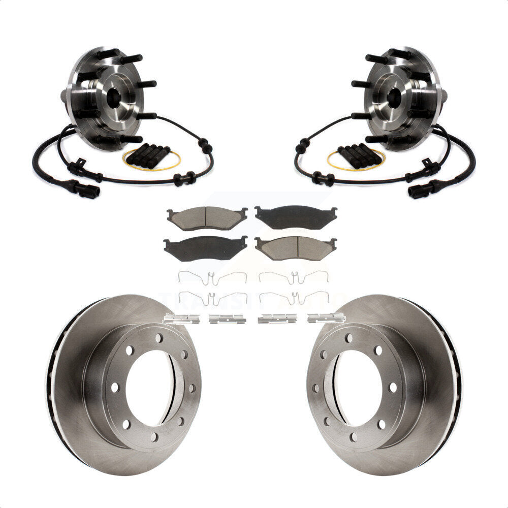 Transit Auto KBB-122127 Wheel Bearing and Hub Assembly for 1999 Ford F-450 Super Duty, Ford F-550 Super Duty - Front product image