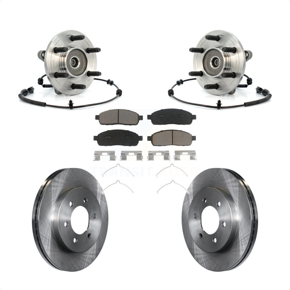Transit Auto KBB-122143 Wheel Bearing and Hub Assembly for 2005-2008 Ford F-150, Lincoln Mark LT - Front product image