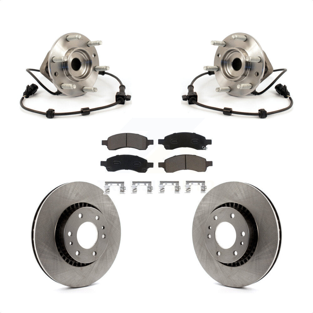 Transit Auto KBB-122161 Wheel Bearing and Hub Assembly for 2006-2009 GMC Envoy, Saab 9-7x, Buick Rainier & more - Front product image