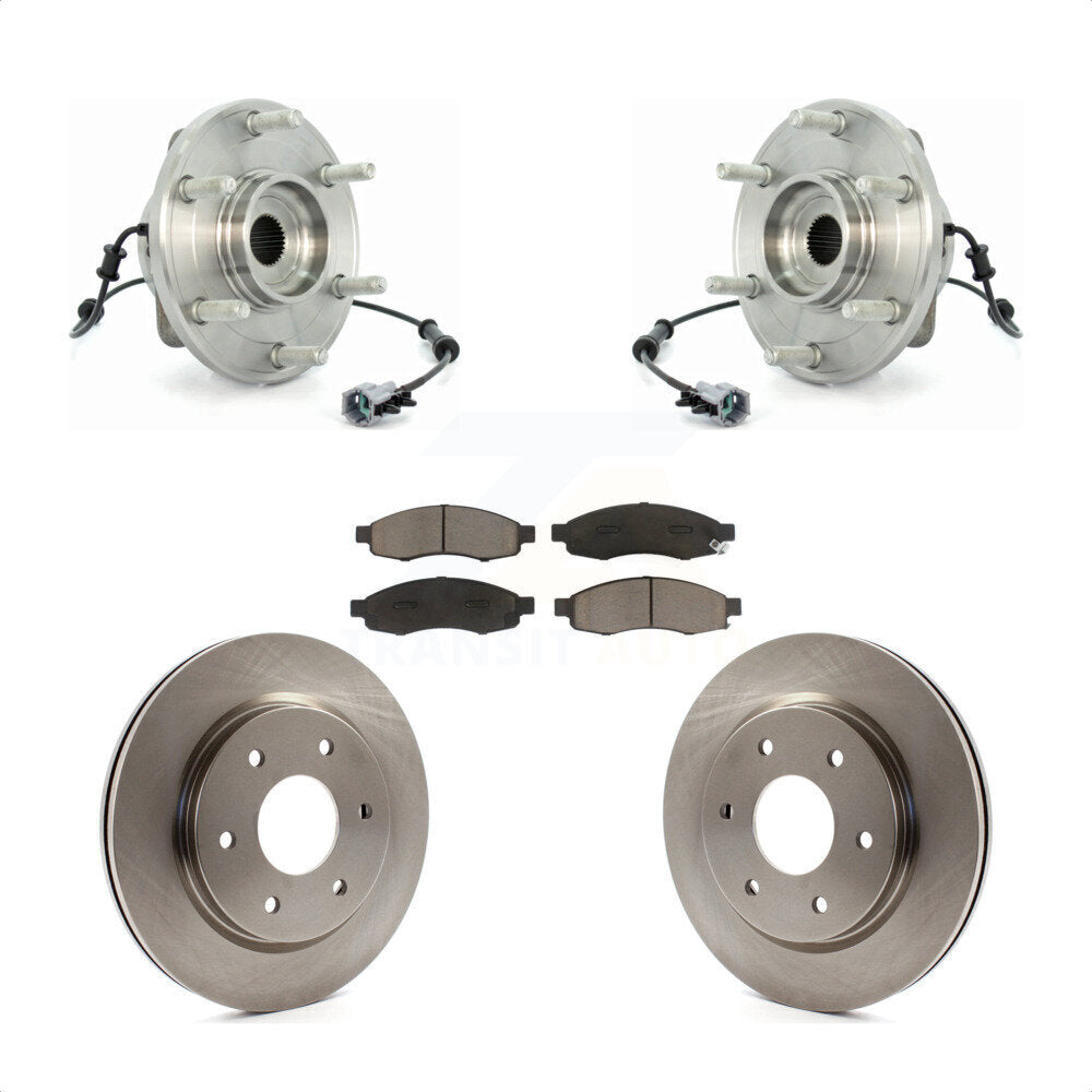 Transit Auto KBB-122193 Wheel Bearing and Hub Assembly for 2005-2007 Nissan TITAN, INFINITI QX56, Nissan Armada - Front product image
