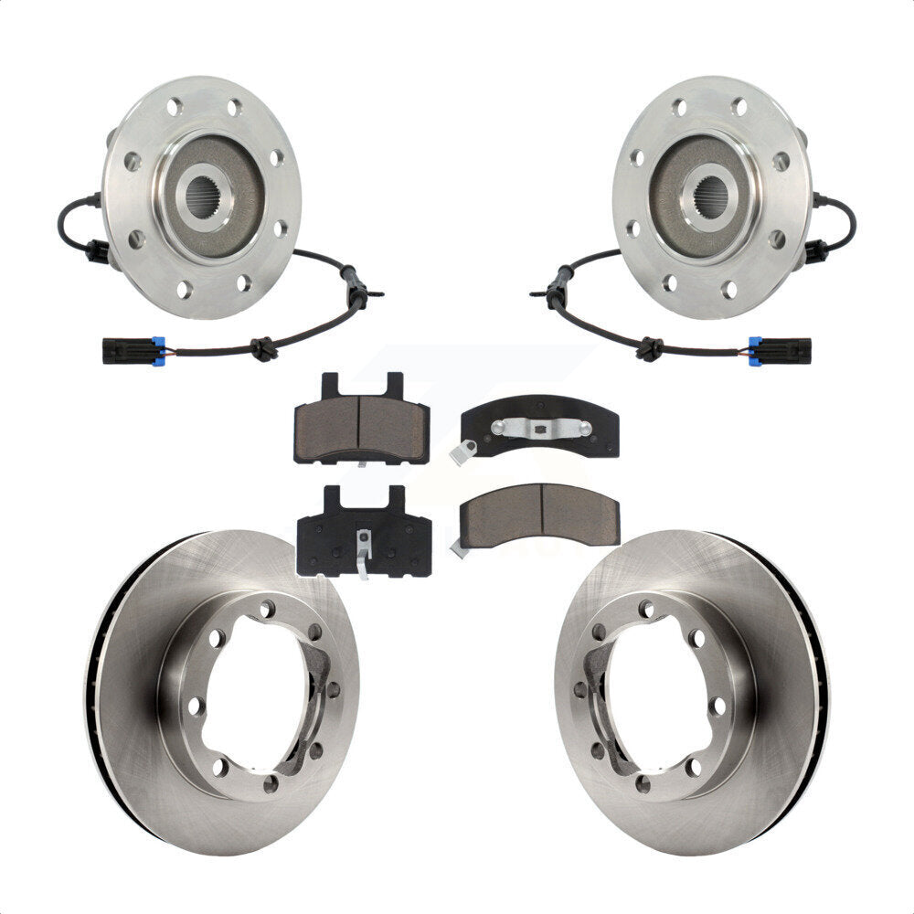 Transit Auto KBB-122194 Wheel Bearing and Hub Assembly for 1988-2000 Chevrolet K3500, Chevrolet Tahoe, Chevrolet K1500 Suburban & more - Front product image