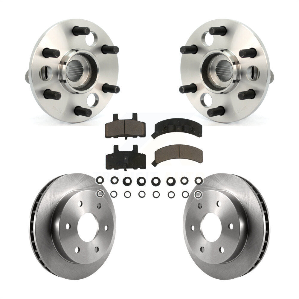 Transit Auto KBB-122195 Wheel Bearing and Hub Assembly for 1988-1994 Chevrolet K1500 Suburban, GMC K1500 Suburban, GMC Yukon & more - Front product image