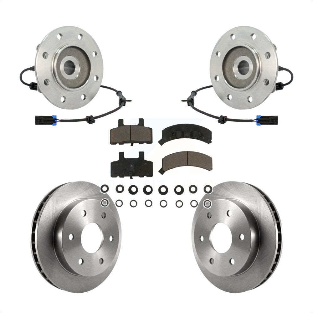 Transit Auto KBB-122196 Wheel Bearing and Hub Assembly for 1994-1999 Chevrolet K1500, GMC K1500, GMC Yukon - Front product image