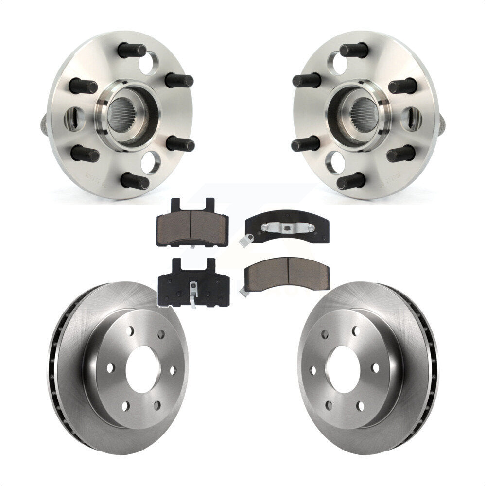 Transit Auto KBB-122197 Wheel Bearing and Hub Assembly for 1992-1994 Chevrolet K1500 Suburban, Chevrolet K2500 Suburban, GMC K2500 Suburban - Front product image
